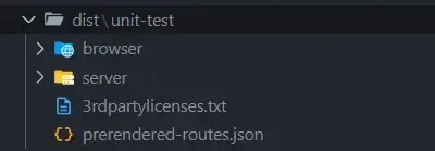 Angular SSR 建置後的 browser 與 server 目錄